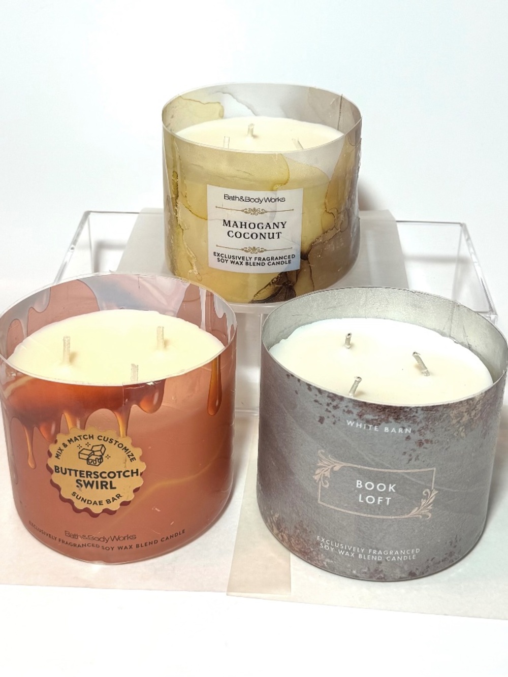 Wax Only 3-Wick Candles